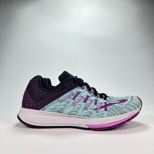 Nike Air Zoom Elite 8 Purple Black Running Shoes 748589-400 Women's Size 7